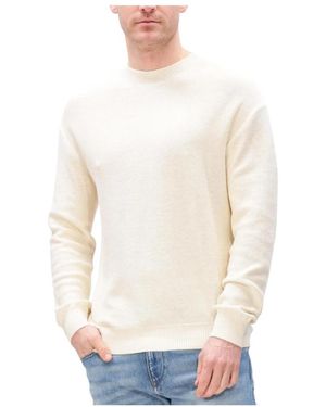 Anerkjendt Truien & Vesten ,Katoen Akebbe Katoen/Zijde Knit - Wit