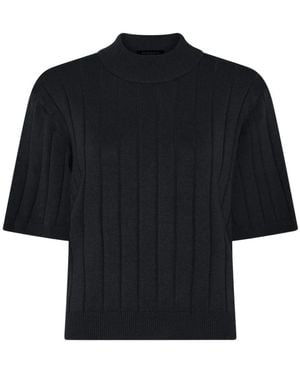 Bruuns Bazaar Round-Neck Knitwear - Nero