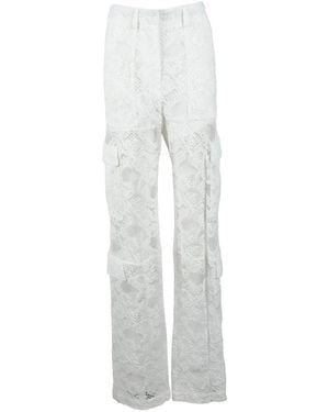 MSGM Straight Trousers - Grey