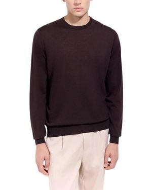 FILIPPO DE LAURENTIIS Rundhals-Strickpullover - Rot
