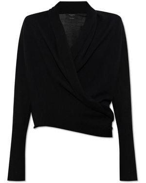 AllSaints V-Neck Knitwear - Black