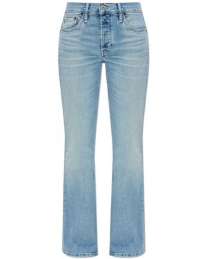 RE/DONE 70Er Mid Rise Bootcut Jeans - Blau
