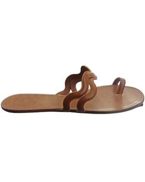 L'Autre Chose Flip Flops - Brown