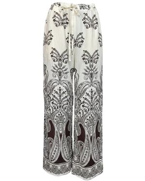 Ana Alcazar Wide Trousers - Gris