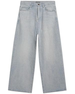 Balenciaga Wide-Leg Jeans - Grau
