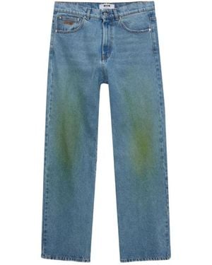 MSGM Straight Jeans - Blue