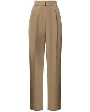 Magda Butrym Straight Trousers - Natural