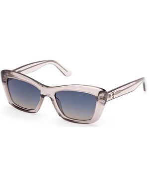 Guess Gs00195 Rechthoekige Zonnebril - Blauw