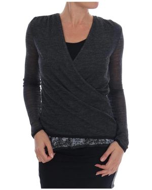 Ermanno Scervino V-Neck Knitwear - Noir