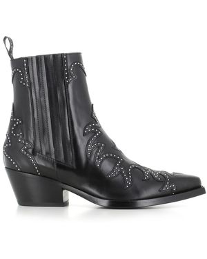 Sartore Cowboy Boots - Negro