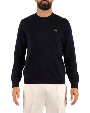 Lacoste Round-Neck Knitwear - Azul