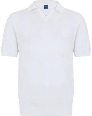 Fedeli V-Neck Knitwear - White