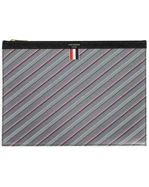 Thom Browne Clutches - Grigio