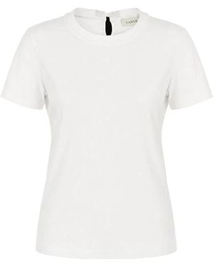 Lanvin Knot Detail T-Shirt - Weiß