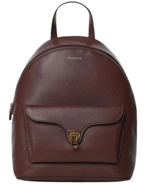 Coccinelle Handtasche Genarbtes Leder - Braun