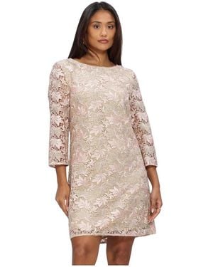 Bruuns Bazaar Kleedjes ,Roze ,Polyester Adonida Bbkeira Dress - Bruin