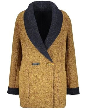 Missoni Double-Breasted Coats - Blue
