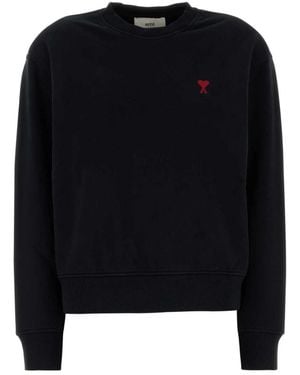 Ami Paris Sweatshirts - Black