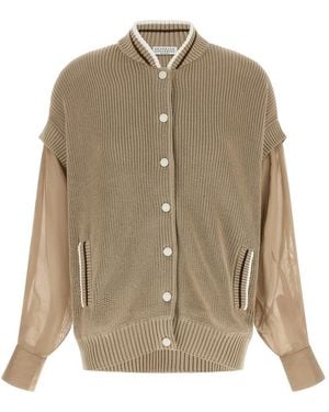 Brunello Cucinelli Cardigans - Neutro