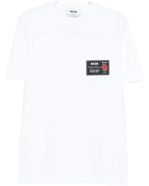 MSGM T-Shirts - White