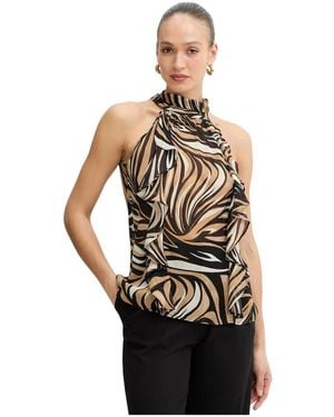 Twinset Sleeveless Tops - Negro
