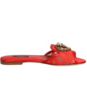 Dolce & Gabbana Sliders - Rouge