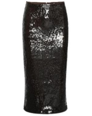 ROTATE BIRGER CHRISTENSEN Leather Skirts - Black