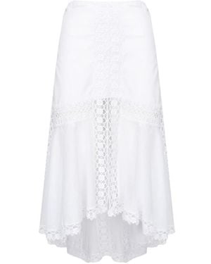 Charo Ruiz Midi Skirts - Blanc