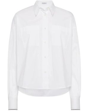 Brunello Cucinelli Shirts - Blanco