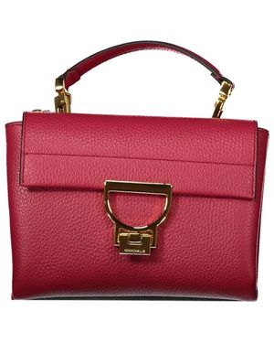 Coccinelle Rote Leder Damenhandtasche Arlettis