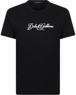 Dolce & Gabbana T-Shirts - Black