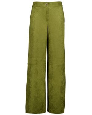 Nenette Wide Trousers - Green