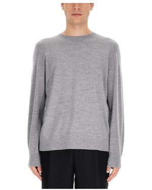 Theory Round-Neck Knitwear - Gray