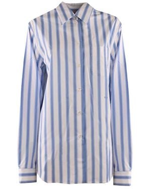 N°21 Gestreiftes Baumwollhemd Für Frauen - Blau