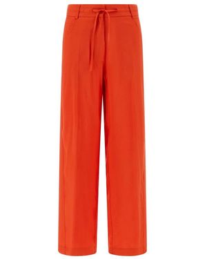 Nude Wide Trousers - Rojo