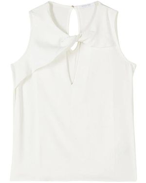 Patrizia Pepe Sleeveless Tops - White