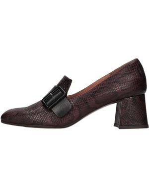 Chie Mihara Python-Print Leder Loafers - Bruin