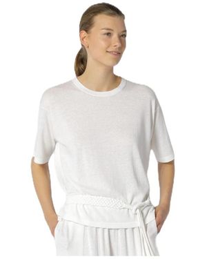 SMINFINITY Round-Neck Knitwear - Blanc