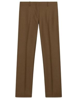 Burberry Maßgeschneiderte Hose Aus Wollmischung - Braun