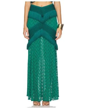PATBO Maxi Skirts - Groen
