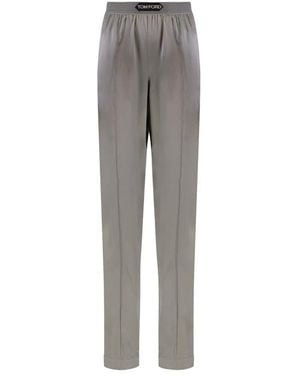 Tom Ford Slim-Fit Trousers - Grijs