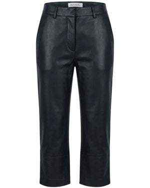 Frankie Shop Leather Trousers - Grey