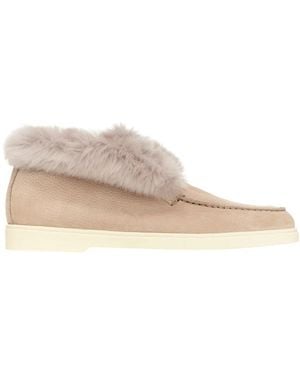 Santoni Winter Boots - Natural