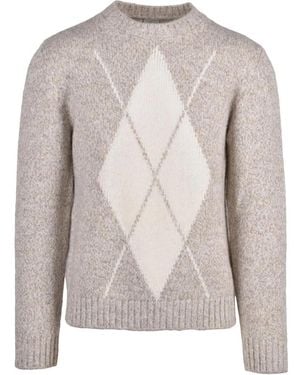 Eleventy Rundhals-Pullover - Grau
