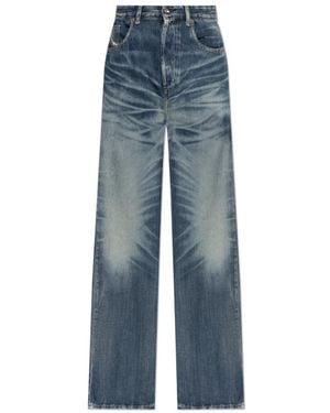 DIESEL Wide Jeans - Blauw