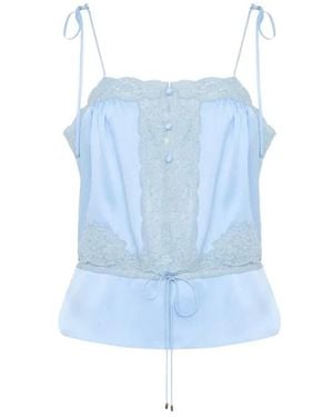 Chloé Sleeveless Tops - Azul