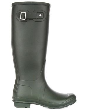 HUNTER Schoenen ,Groen ,Originele Hoge Rubberen Regenlaarzen Voor Vrouwen