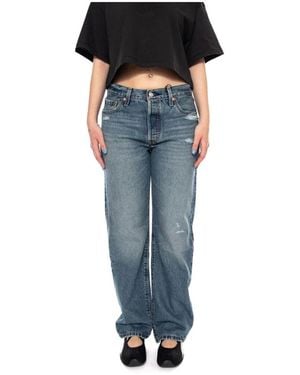 Levi's Jeans ,Blauw ,Katoen 501 90's Straight Jeans
