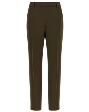 Alberto Biani Cropped Trousers - Green
