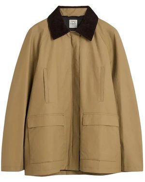TOTEME Jassen ,Bruin ,Katoen Country Jacket - Naturel